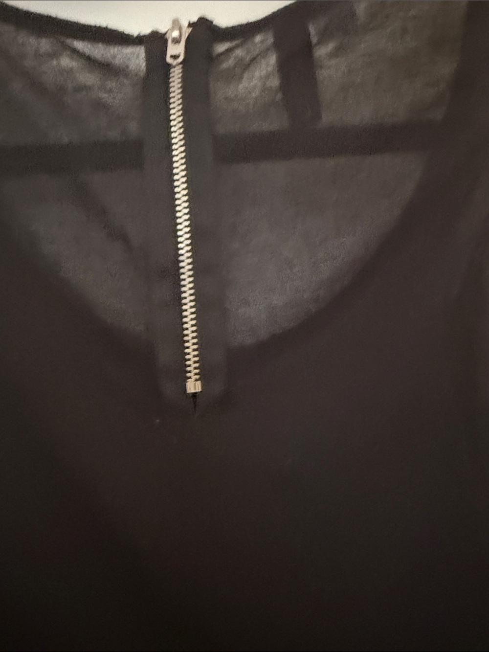 Divided Gray Ruffle Tank Top - Picture 6 of 6